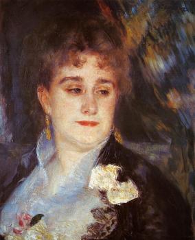 Pierre Auguste Renoir : First Portrait of Madame Georges Charpentier